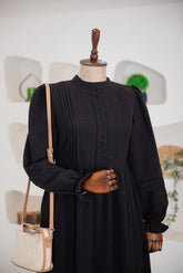 فستان بيان اسود