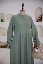 فستان رقية اخضر