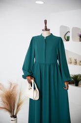 فستان ساره أخضر