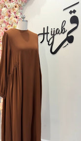 فستان العفاف عسلي