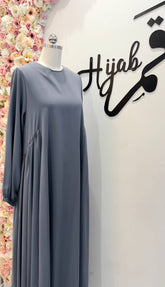 فستان العفاف رمادي