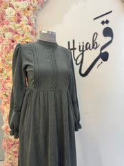 فستان بيان اخضر