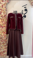 طقم تنورة وجاكيت