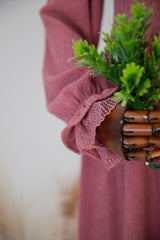 فستان رقية زهري