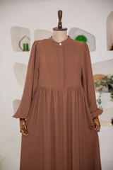 فستان ساره عسلي