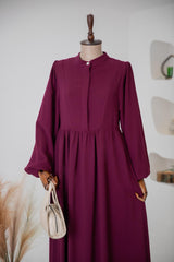 فستان ساره فوشي غامق