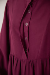 فستان ساره فوشي غامق