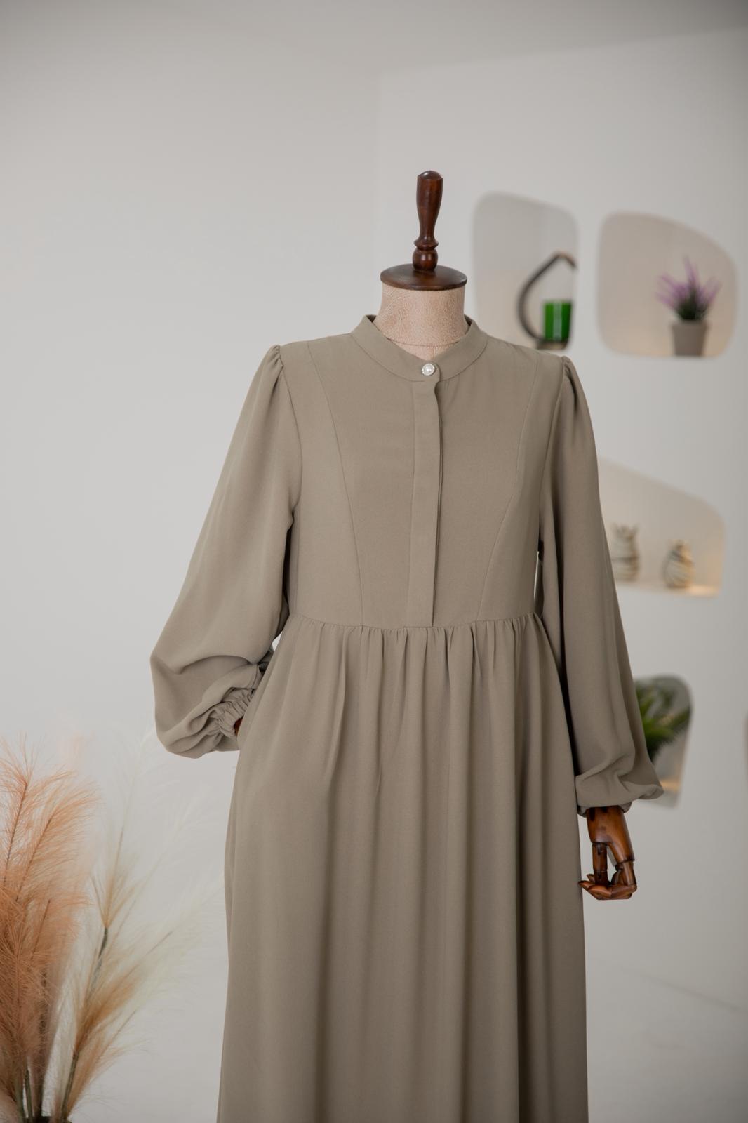 فستان ساره زيتي فاتح