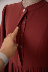 فستان سارة قرميدي